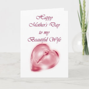 Gelukkige Moederdag met vrouw van man Kaart