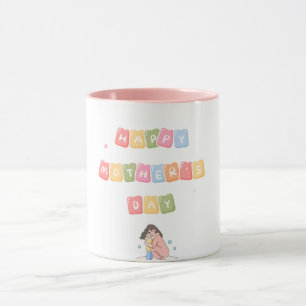 Gelukkige Moederdag mok/cadeau voor mama Mok
