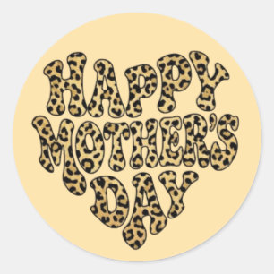 Gelukkige Moederdag Ronde Sticker