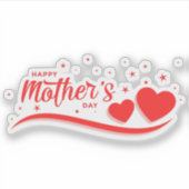 Gelukkige Moederdag sticker (Voorkant)