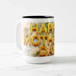 Gelukkige Moederdag Tweekleurige Koffiemok