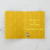 Gelukkige Moederdag van uw Kleine Aap Kaart (Binnen)