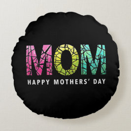 Gelukkige Moederdag Viering Cadeau Rond Kussen