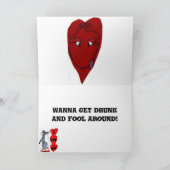 GELUKKIGE MOEDERDAG VROUW grapjes kaart (Binnen)