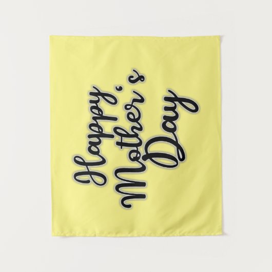 Gelukkige Moederdag Wandkleed (Voorkant)