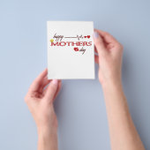 gelukkige moeders dag flyer (Hand)