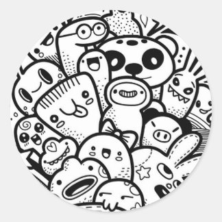 GELUKKIGE MONSTERS STICKERS