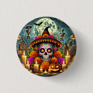 Gelukkige Muismatten Halloween Ronde Button 3,2 Cm