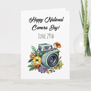Gelukkige Nationale Cameradag 29 juni Kaart