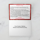 Gelukkige Nationale Cream-Filled Donuts Dag - 14 s Kaart (Binnen)