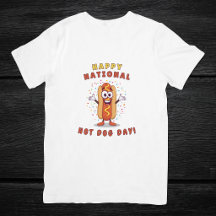 Gelukkige Nationale Hotdogdag Heren