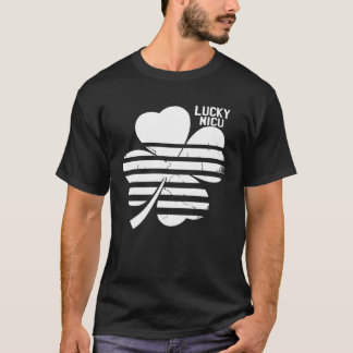 Gelukkige NICU-verpleegster vintage nostalgie van T-shirt