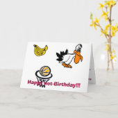 Gelukkige niet-verjaardag!!! kaart (Gele Bloem)