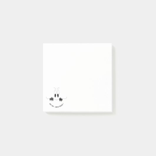 Gelukkige Ogen Grappige Plakbriefjes Post-it® Notes (Voorkant)