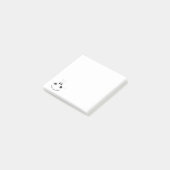 Gelukkige Ogen Grappige Plakbriefjes Post-it® Notes (Schuin)