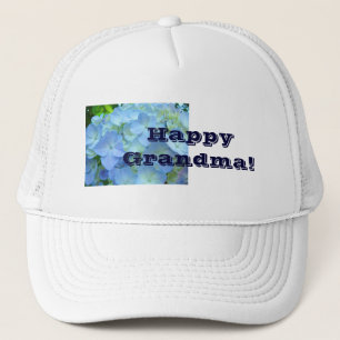 Gelukkige Oma! bloemen van de Hydrangea hortensia Trucker Pet