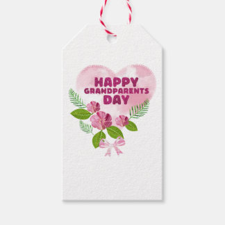 Gelukkige Oma- en Opa-dag Cadeaulabel