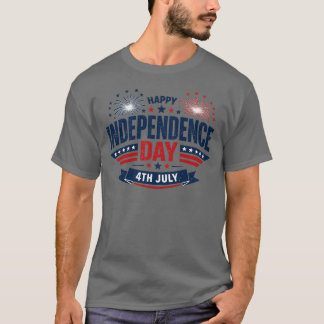 Gelukkige Onafhankelijkheidsdag 4 juli Patriottisc T-shirt