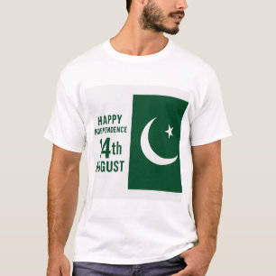 Gelukkige Onafhankelijkheidsdag Pakistan - 14 augu T-shirt