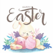 Gelukkige Paasdag Sticker (Voorkant)