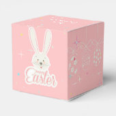 Gelukkige Paaslente Vakantie schattige konijneneie Bedankdoosjes (Achterkant)