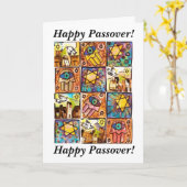 Gelukkige Pascha - de Kaart van het Ivoor van (Gele Bloem)