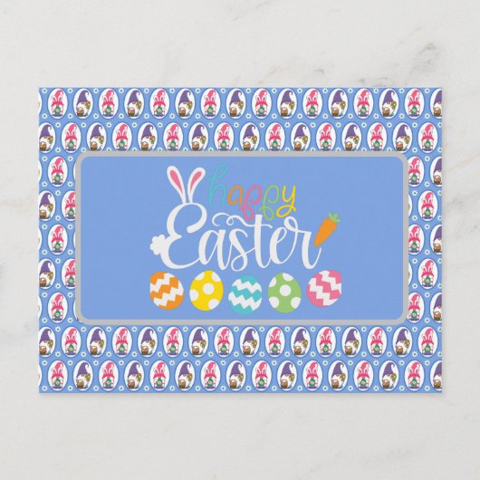 Gelukkige Pasen Eieren Briefkaart (Voorkant)