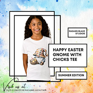 Gelukkige Pasen Gnome met Chicks T-Shirt