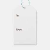 Gelukkige Pasen Goldendoodle Honden Cadeaulabel (Achterkant)