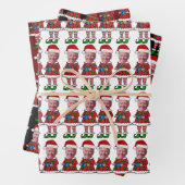 Gelukkige Pasen Grappig Joe Biden Elf Kerstmis Inpakpapier Vel (In situ)