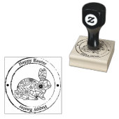 Gelukkige Pasen rubberen stempel (Gestempeld)