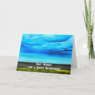 Gelukkige Pensionering over OceaanKaart Kaart