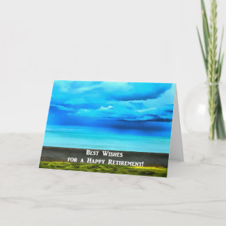 Gelukkige Pensionering over OceaanKaart Kaart