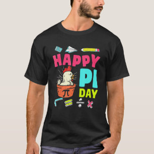 Gelukkige Pi-dag Kip Pot Pi Wiskundeleraar Kind Jo T-shirt