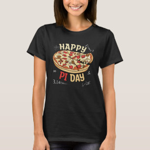 Gelukkige Pi Dag Pie Dag Pizza Wiskunde Pi Symbool T-shirt