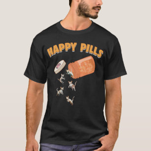 Gelukkige Pillen Devon Rex Kat Kittens Felien Hum T-shirt