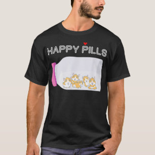 Gelukkige Pillen Guinee Pig cavia eigenaren T-shirt