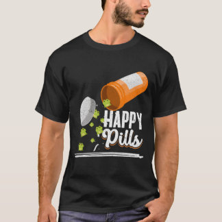 Gelukkige Pillen Kikker Kikker Eigenaar T-shirt