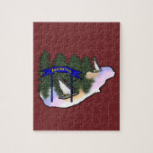 Gelukkige Pinguïns Nieuwjaar Legpuzzel (Verticaal)