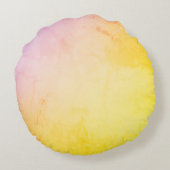 Gelukkige Plaats Rond Kussen (Achterkant)