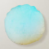 Gelukkige Plaats Rond Kussen (Achterkant)