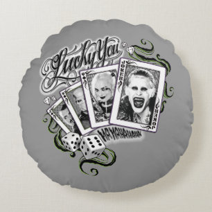 Gelukkige Ploeg van de zelfmoord "u" Rond Kussen