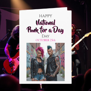 Gelukkige Punk voor een dag-dag 25 oktober Kaart
