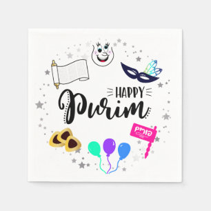 Gelukkige Purim Servet