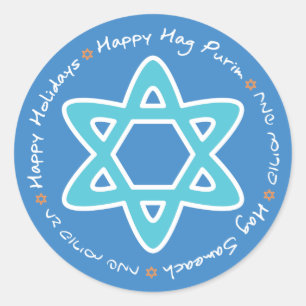 Gelukkige purim Sticker
