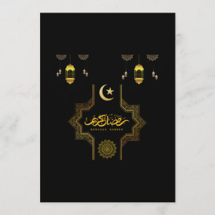Gelukkige Ramadan Kareem - Eid Mubarak Wensen Vaka Kaart