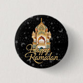 gelukkige Ramadan Ronde Button 3,2 Cm (Voorkant)