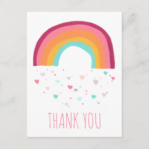 Gelukkige Regenboog Magie - Dank je wel Briefkaart