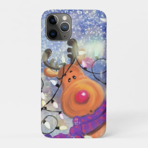 Gelukkige Rendier Kerstmis iPhone Case