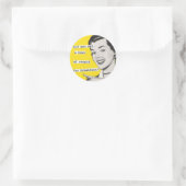 Gelukkige Retro Huisvrouw Stickers 8 (Tas)